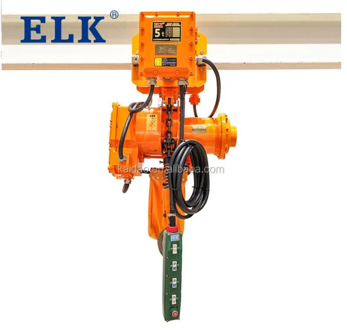 ELK Supply 2 Ton 3ton Explosion Fire Proof Electric Chain Hoist
